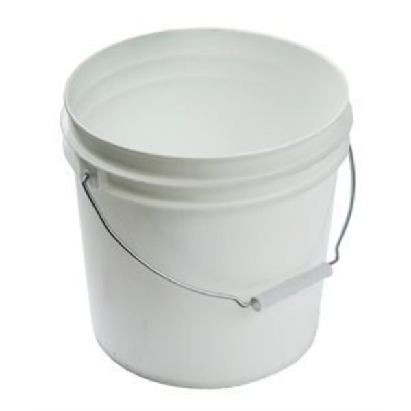 Bon Tool Bon 84-230 Bucket, Plastic White, 3 1/2 Gallon 84-230